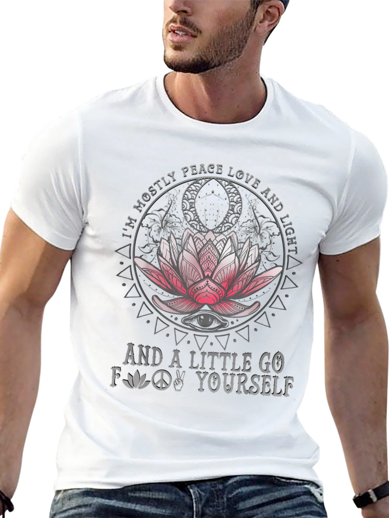 Peace Love Light Graphic Tee