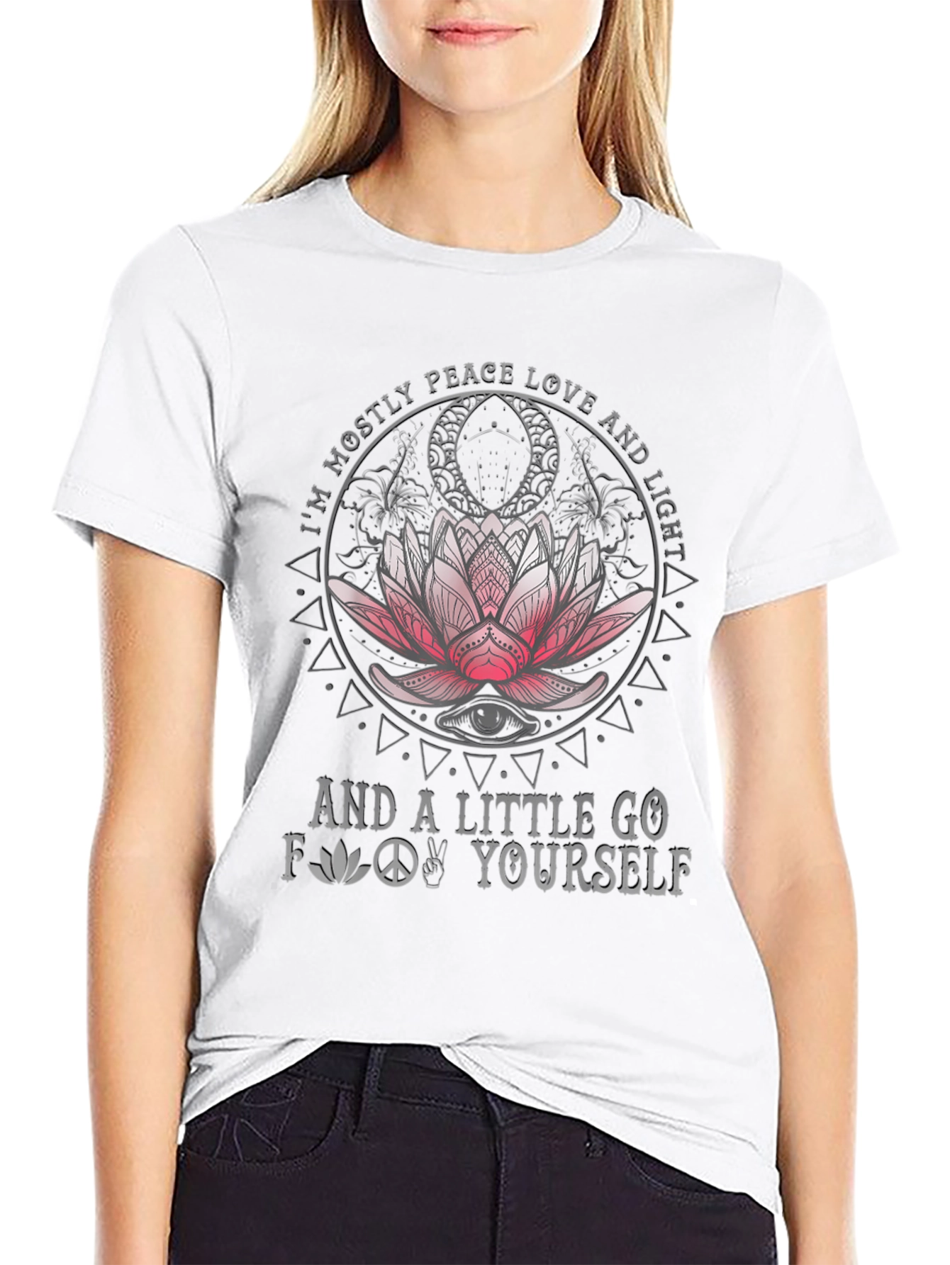 Peace Love Light Graphic Tee