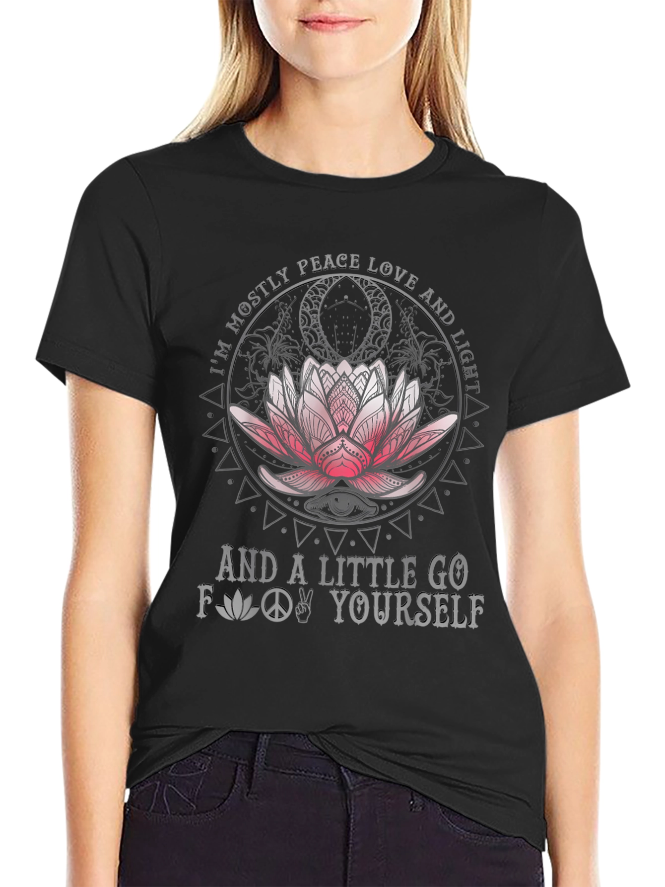 Peace Love Light Graphic Tee
