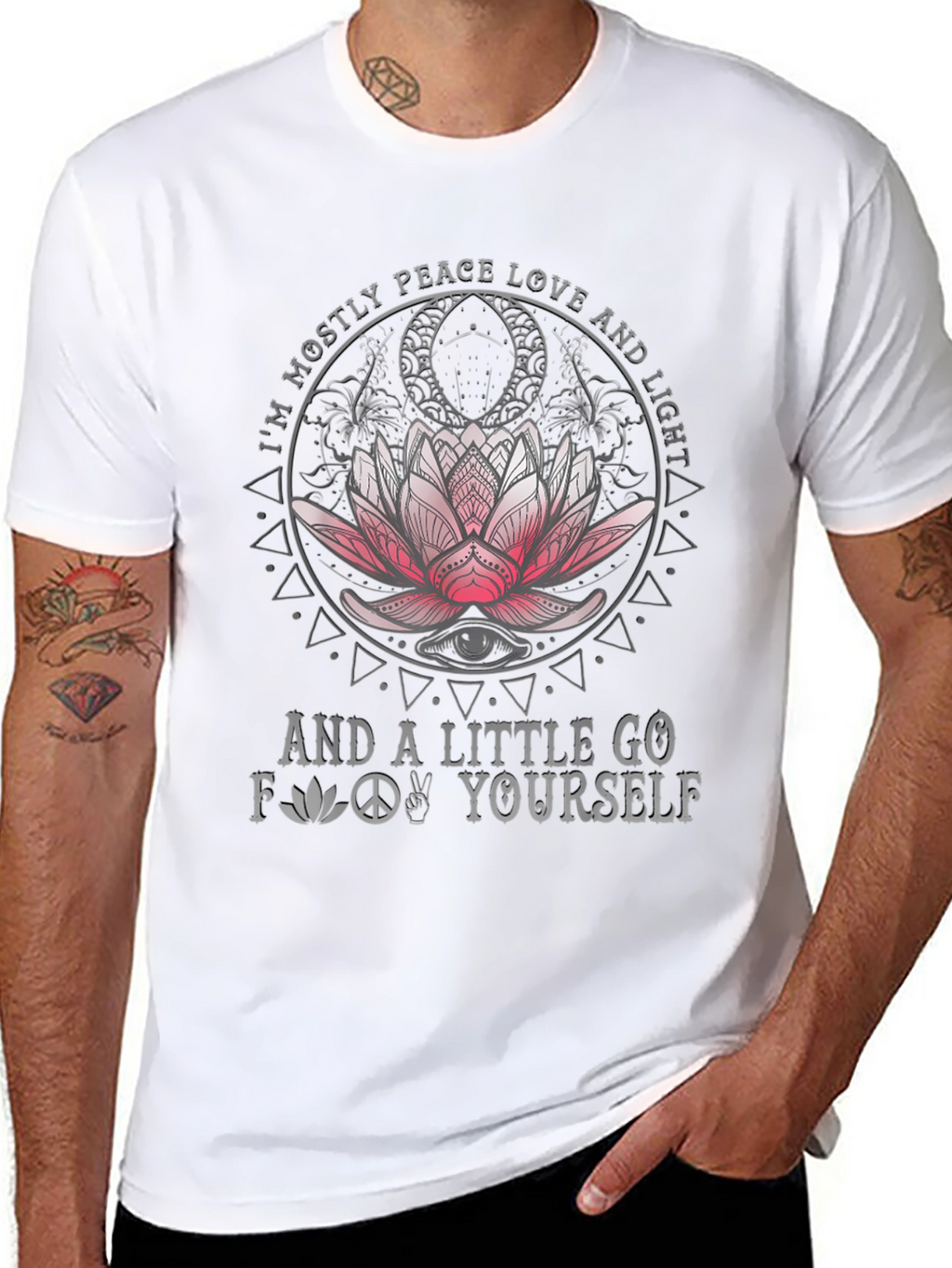 Peace Love Light Graphic Tee