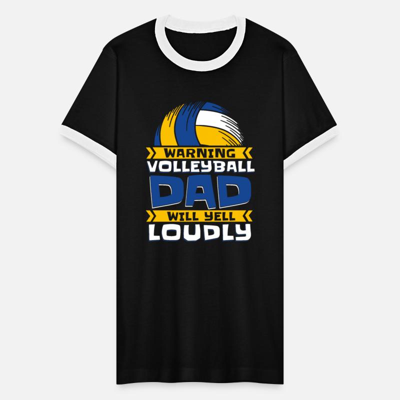 Warning Volleyball Dad Will Yell Loudly Player