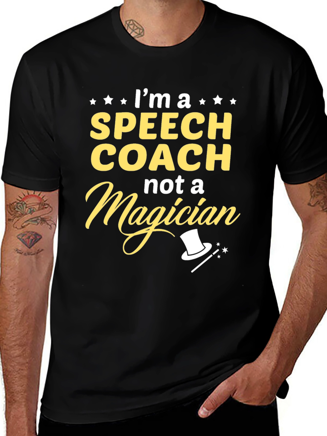 Speech Coach T-Shirt - Not a Magician