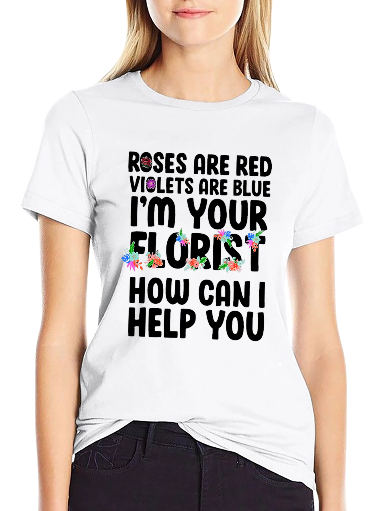 Roses are Red Florist T-Shirt