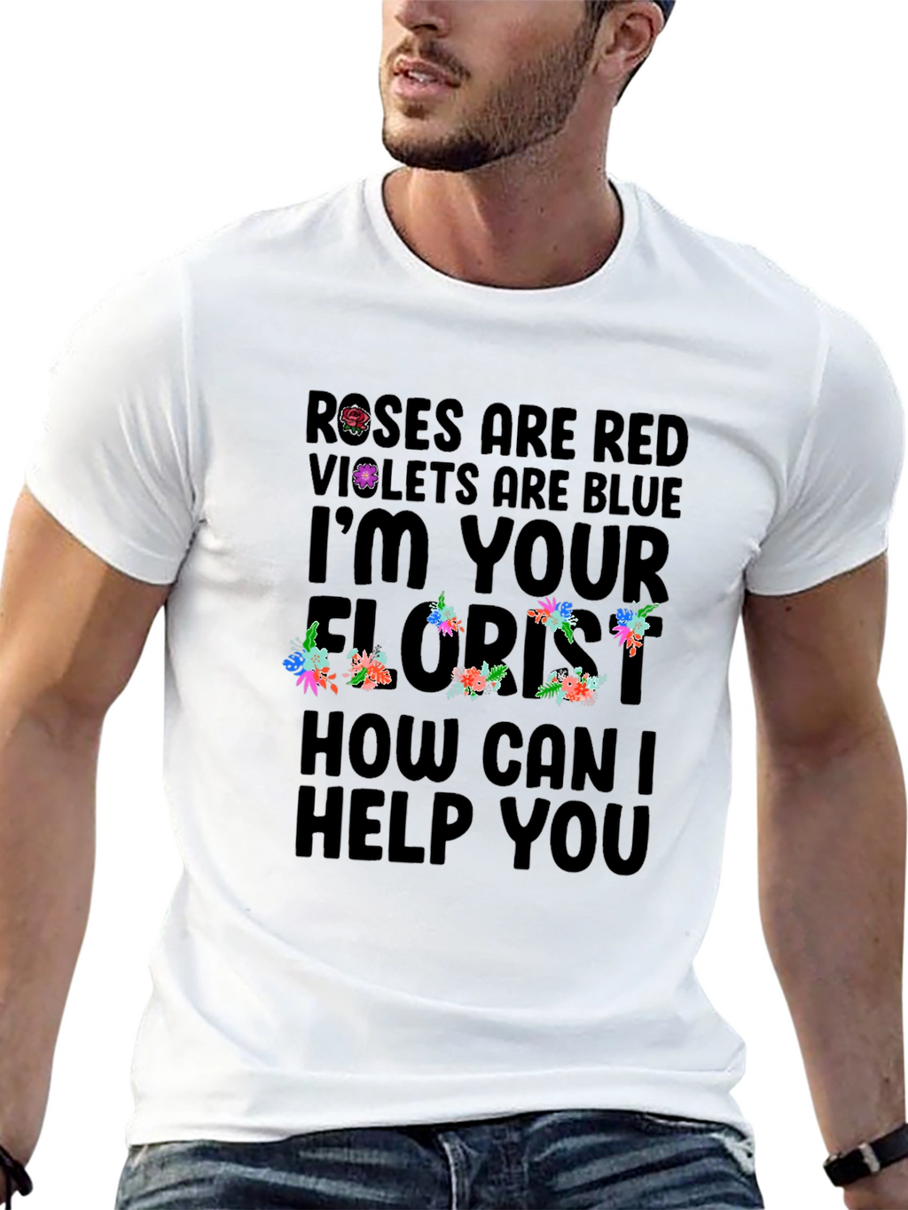 Roses are Red Florist T-Shirt