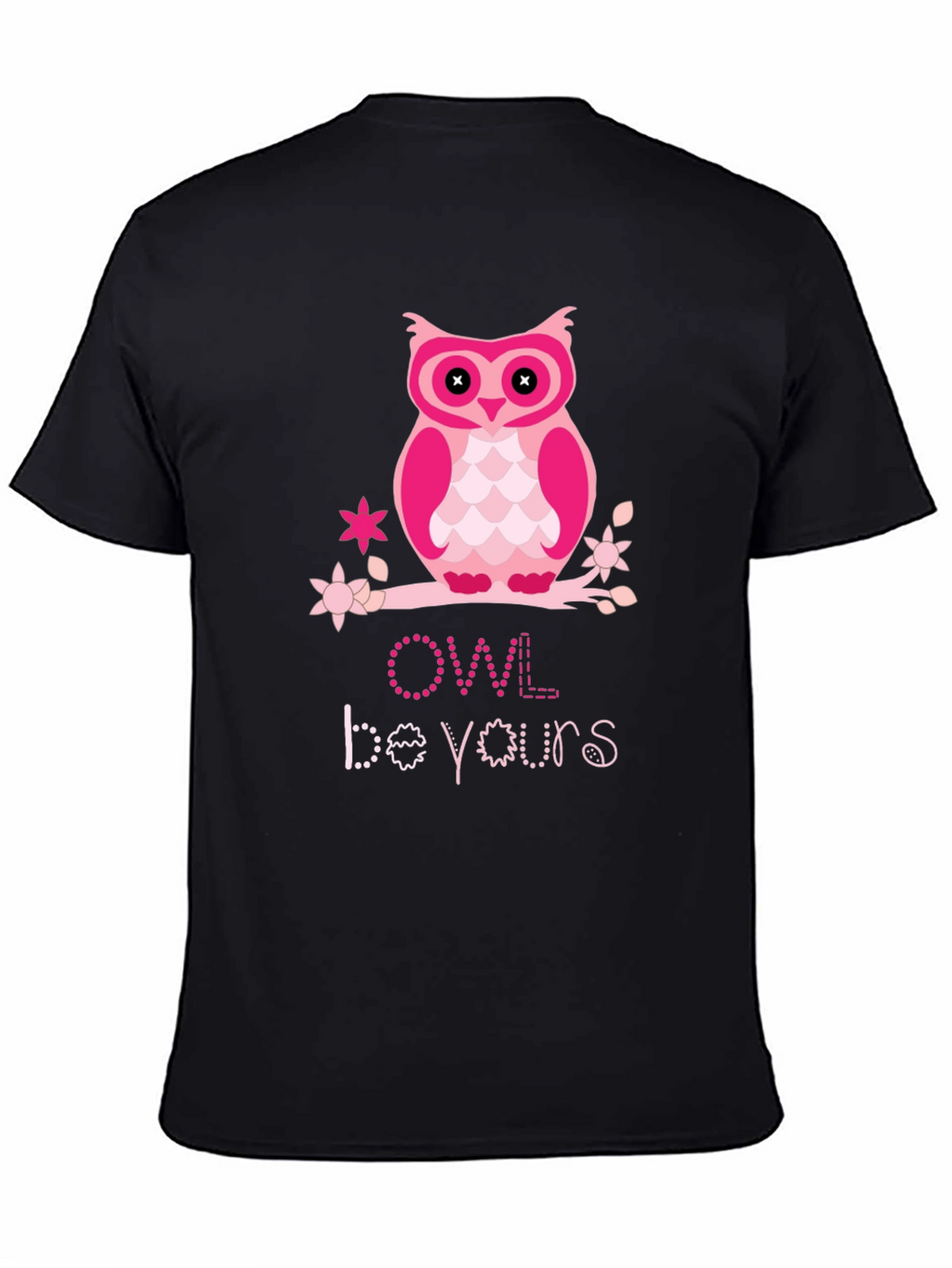 Cute Pink Owl T-Shirt - Owl Be Yours Tee