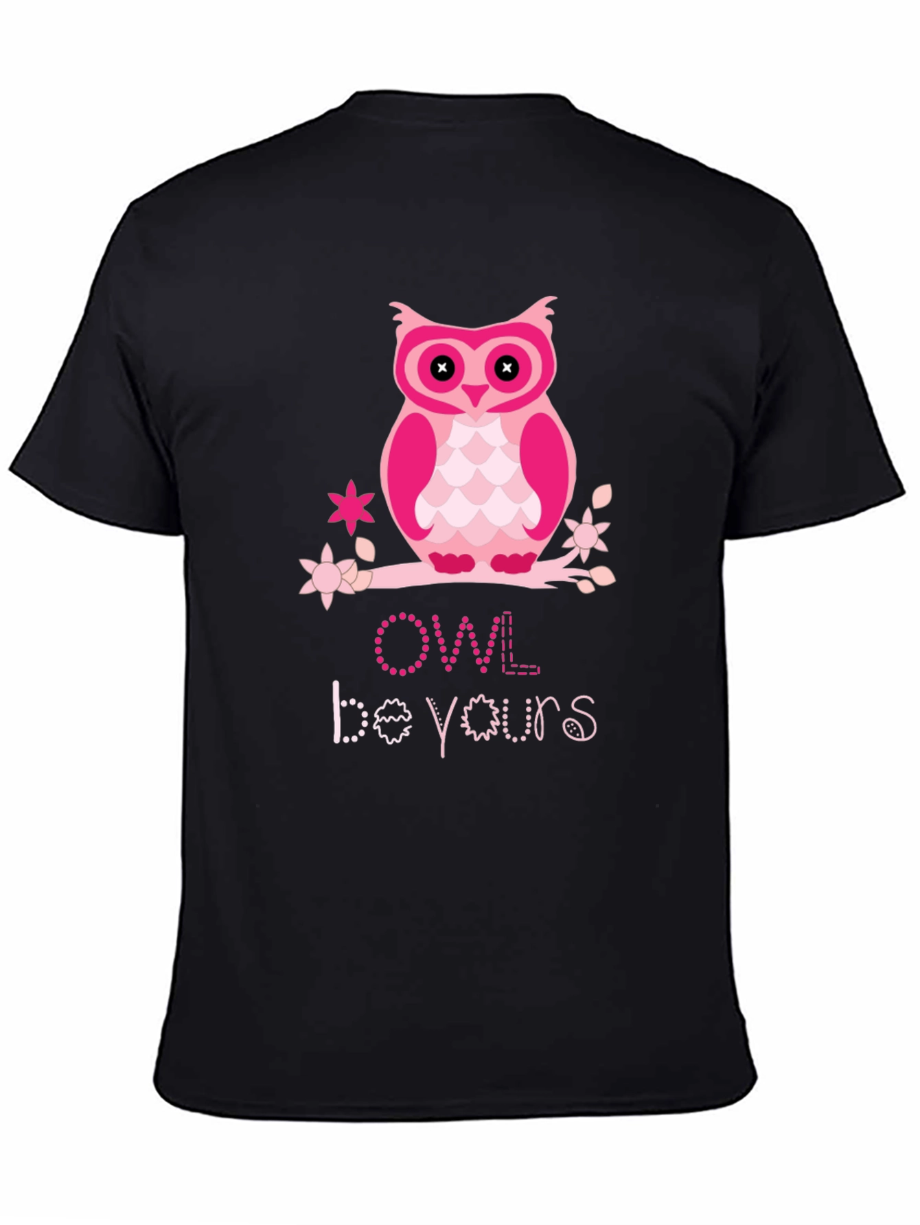 Cute Pink Owl T-Shirt - Owl Be Yours Tee