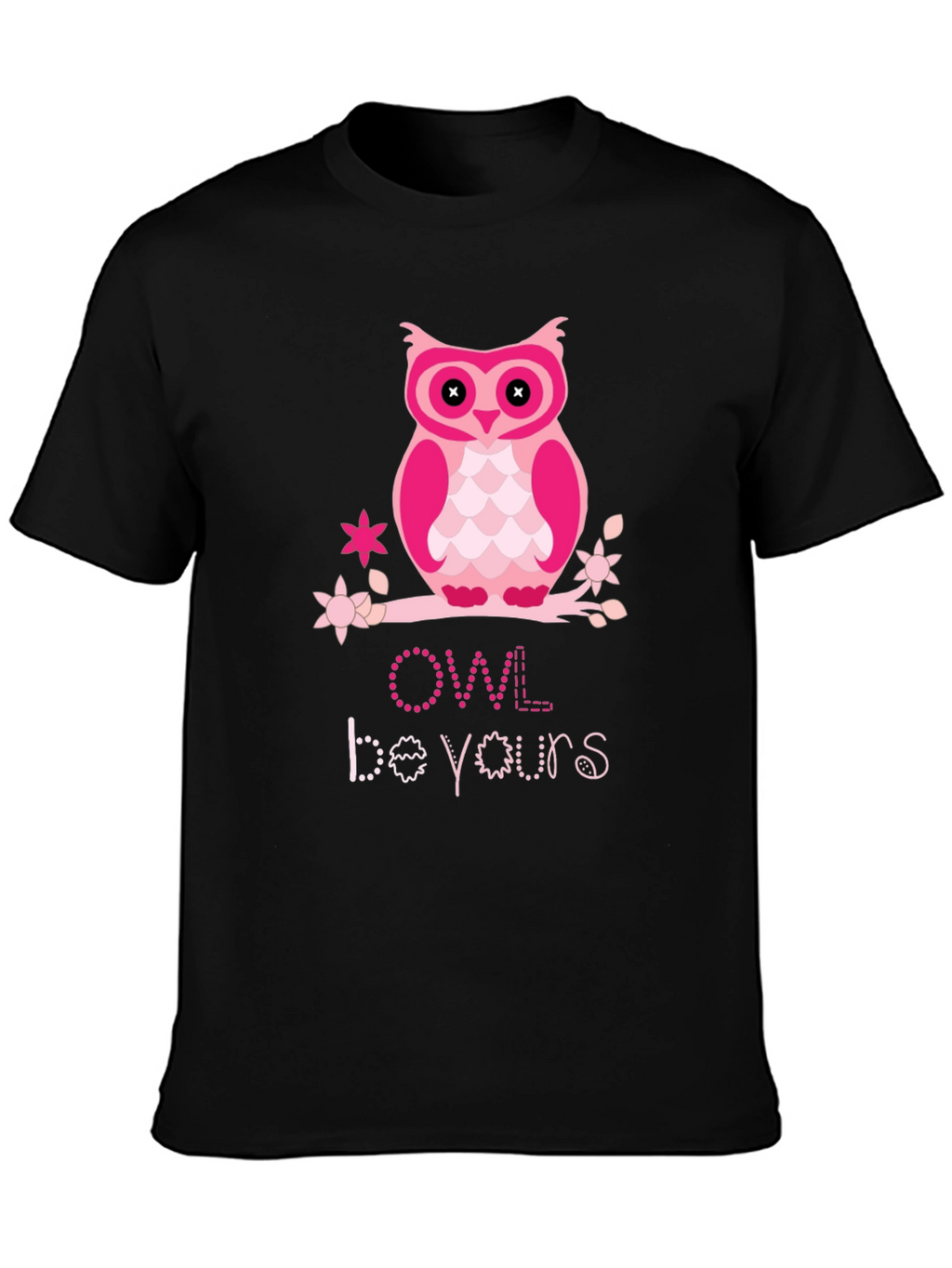 Cute Pink Owl T-Shirt - Owl Be Yours Tee