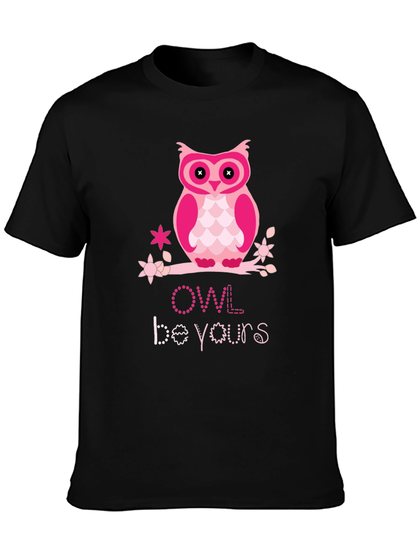 Cute Pink Owl T-Shirt - Owl Be Yours Tee