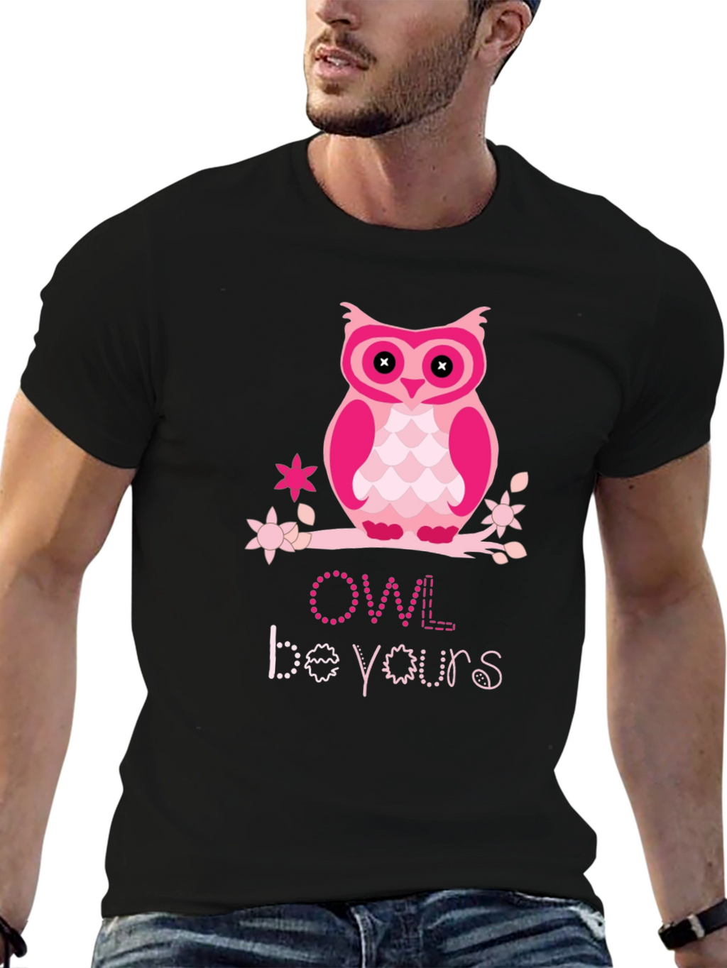 Cute Pink Owl T-Shirt - Owl Be Yours Tee