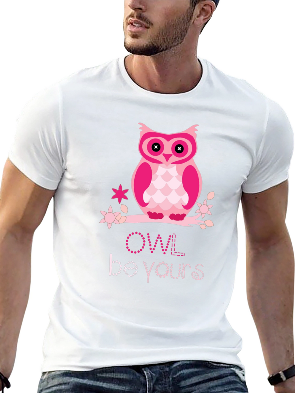 Cute Pink Owl T-Shirt - Owl Be Yours Tee