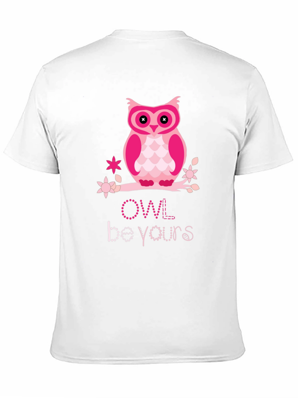 Cute Pink Owl T-Shirt - Owl Be Yours Tee