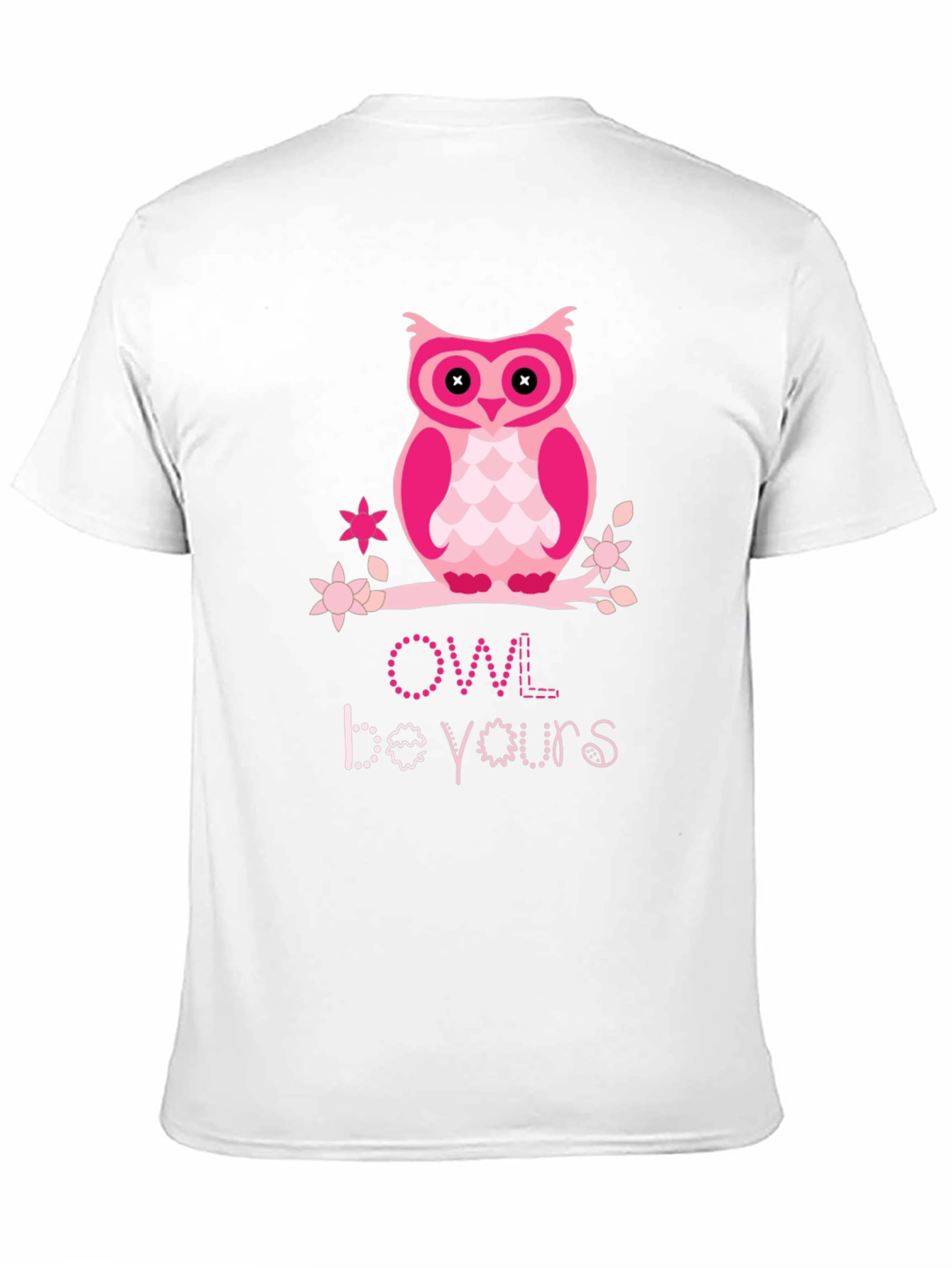 Cute Pink Owl T-Shirt - Owl Be Yours Tee