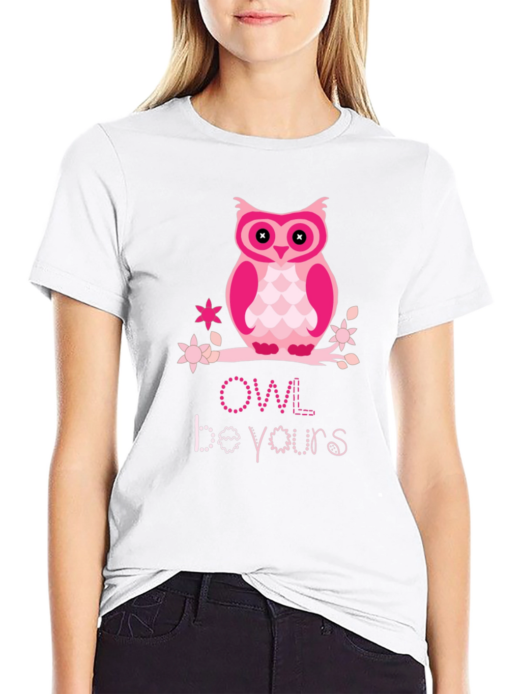 Cute Pink Owl T-Shirt - Owl Be Yours Tee