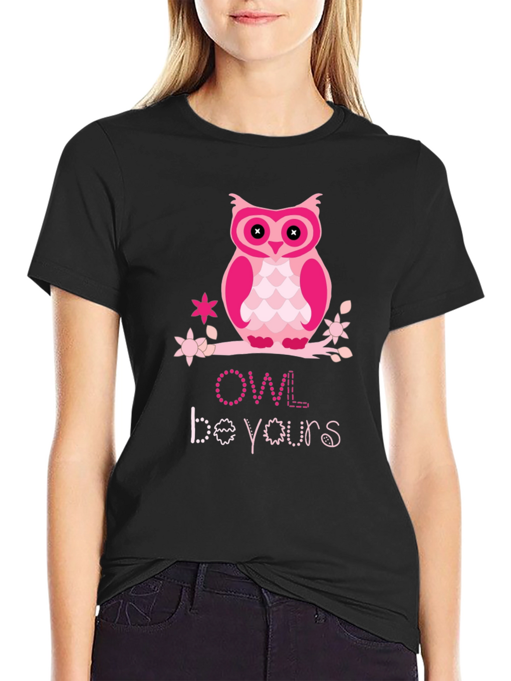Cute Pink Owl T-Shirt - Owl Be Yours Tee