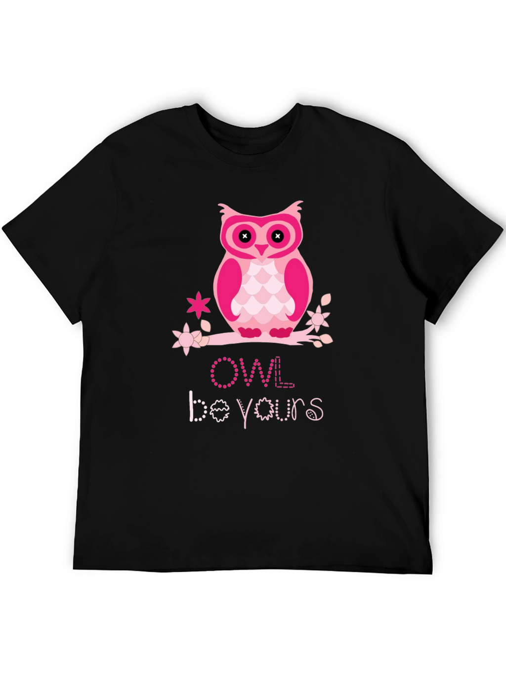 Cute Pink Owl T-Shirt - Owl Be Yours Tee