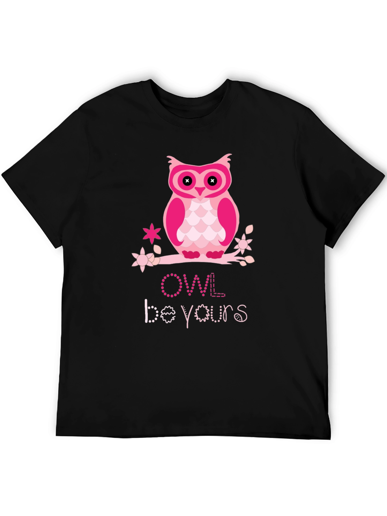 Cute Pink Owl T-Shirt - Owl Be Yours Tee