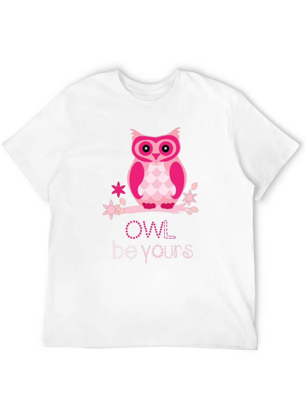 Cute Pink Owl T-Shirt - Owl Be Yours Tee
