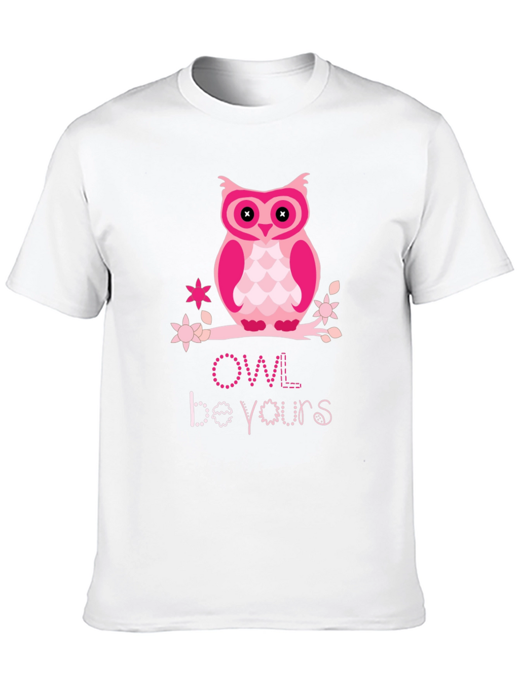 Cute Pink Owl T-Shirt - Owl Be Yours Tee