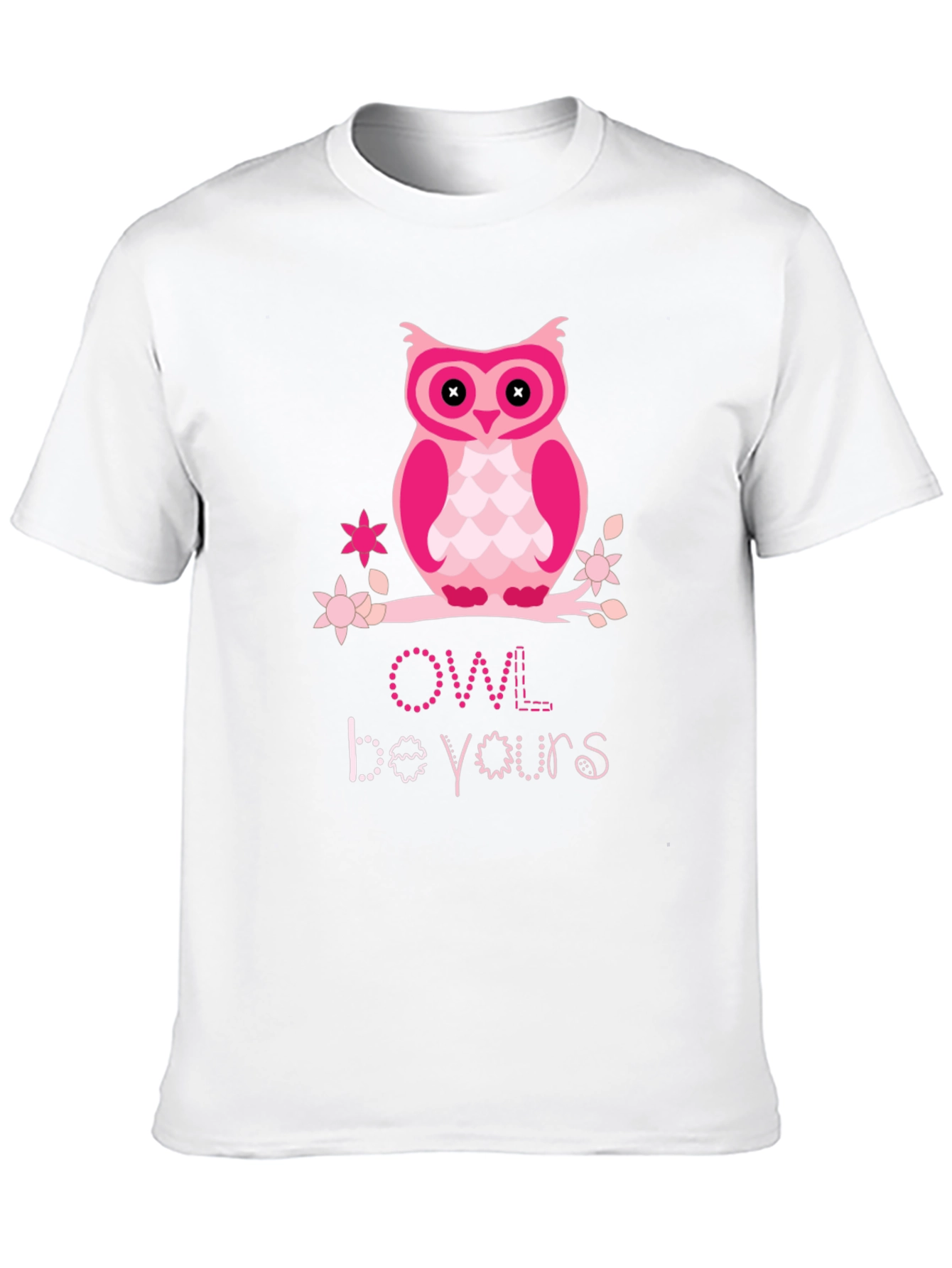 Cute Pink Owl T-Shirt - Owl Be Yours Tee