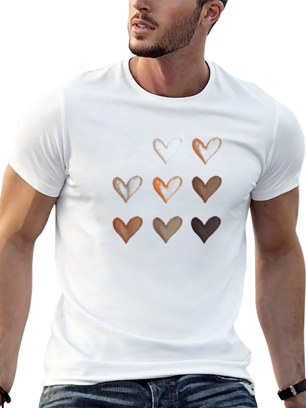 Diversity Hearts Graphic Tee