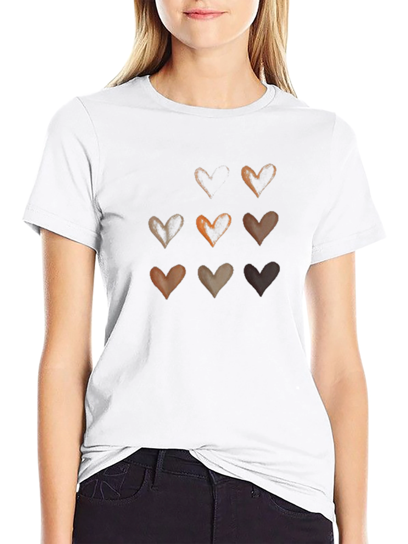 Diversity Hearts Graphic Tee