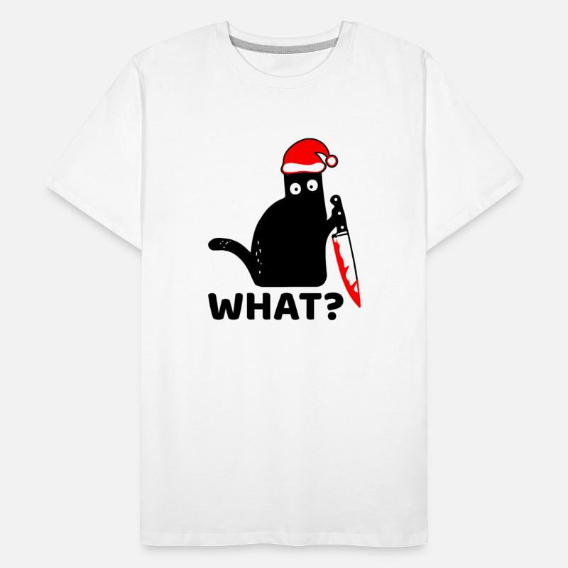 What Cat Meme Cat With Knief Cat Lovers Gift Xmas