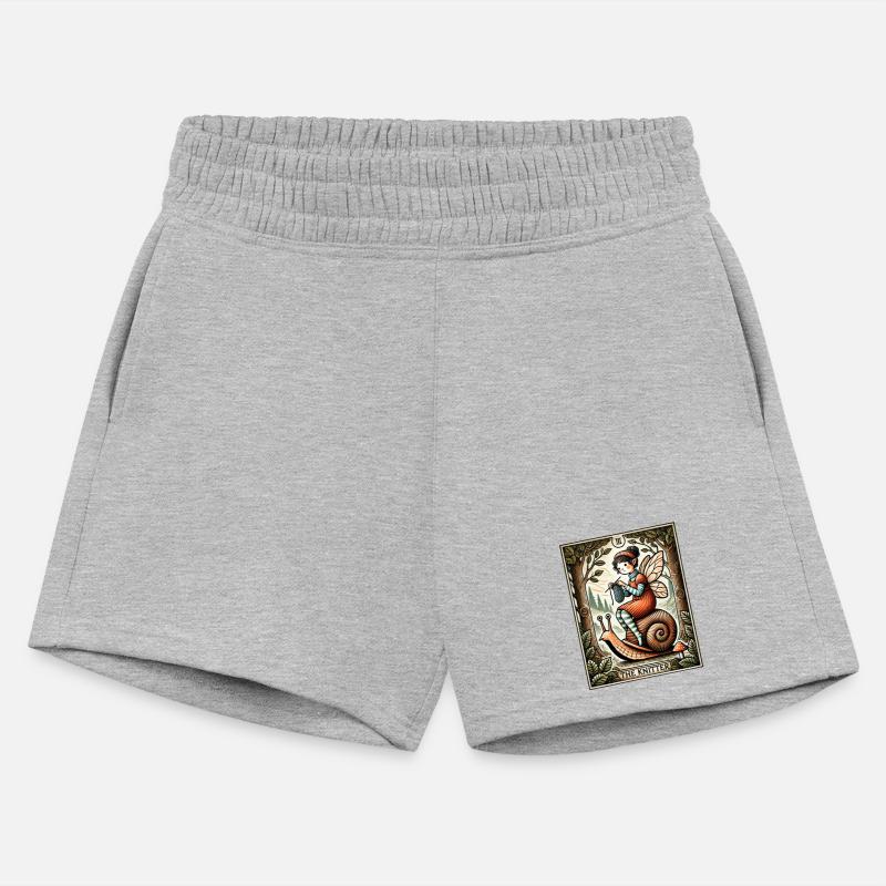 Whimsical Fairy Snail Tarot Illustration