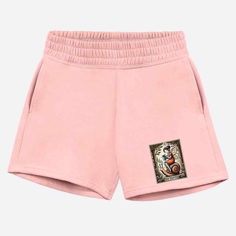 Whimsical Fairy Snail Tarot Illustration