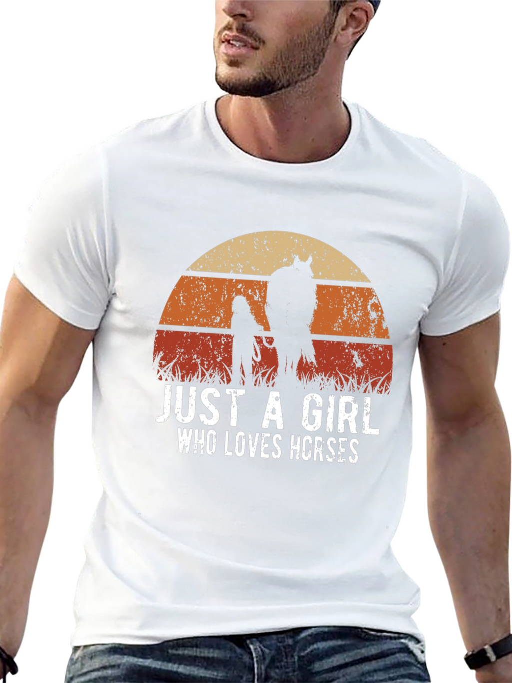 Just A Girl Who Loves Horses T-Shirt