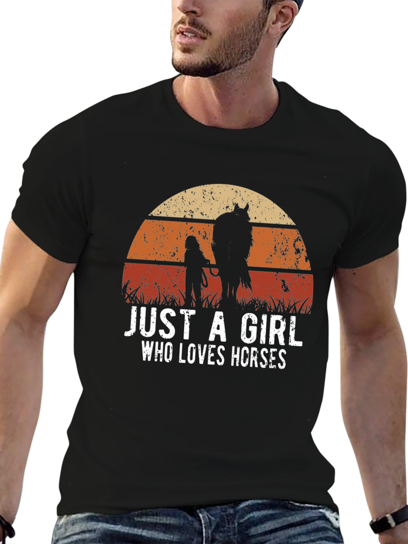 Just A Girl Who Loves Horses T-Shirt