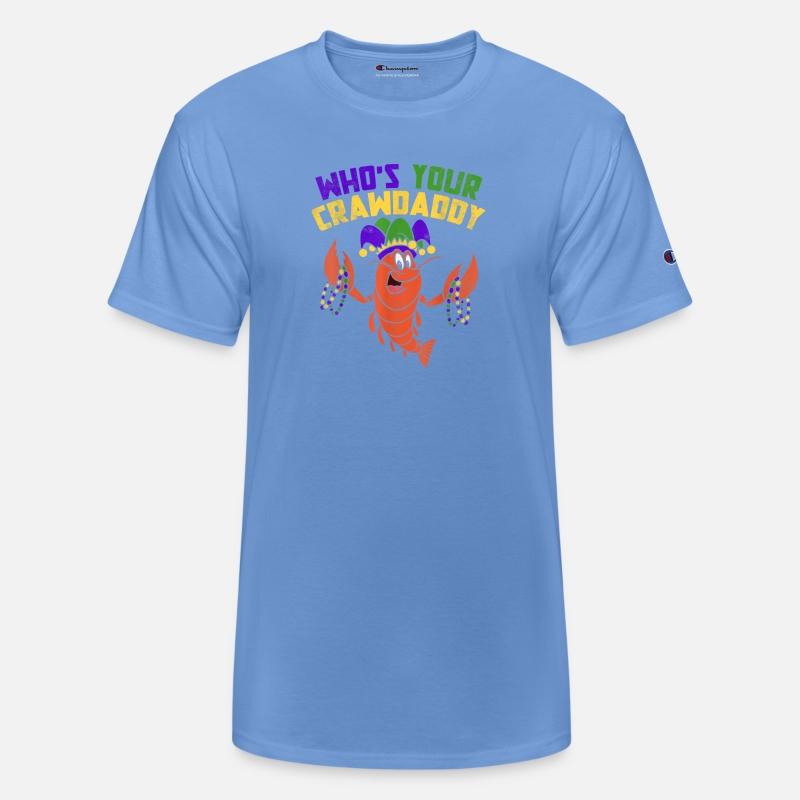 Whos Your Crawdaddy Crawfish Jester Beads t-shirt