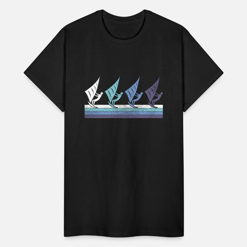 Windsurfing Gradient Silhouettes
