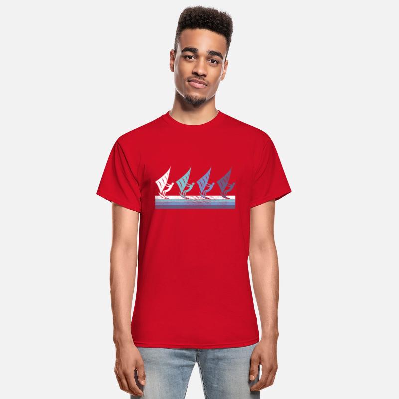 Windsurfing Gradient Silhouettes