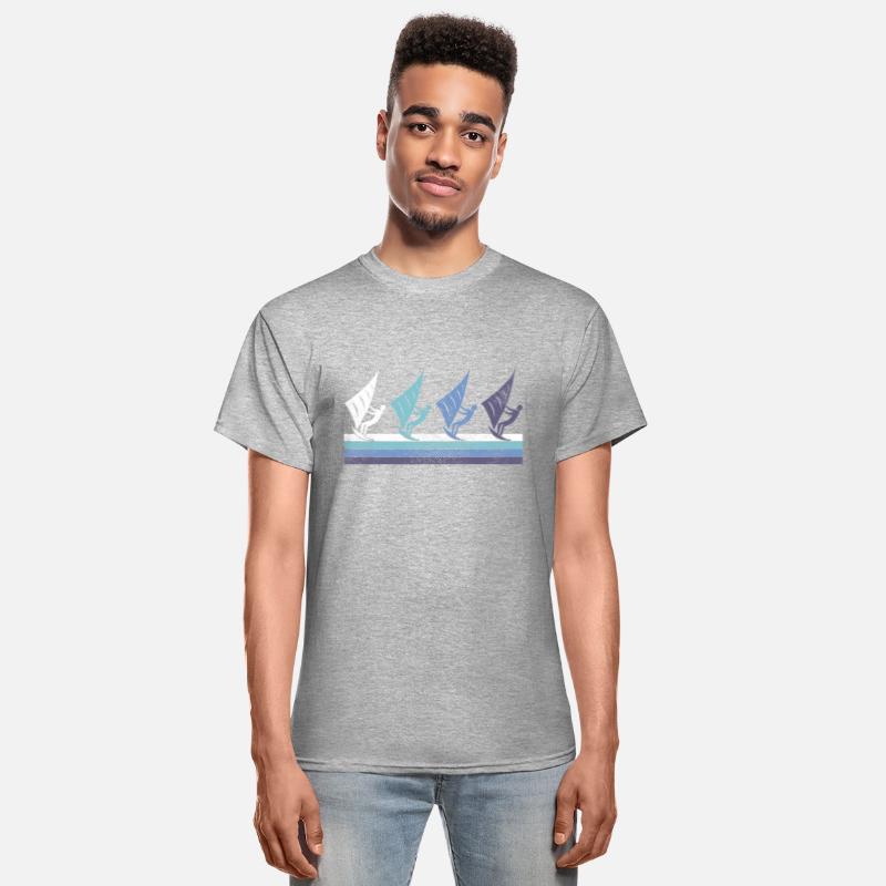 Windsurfing Gradient Silhouettes