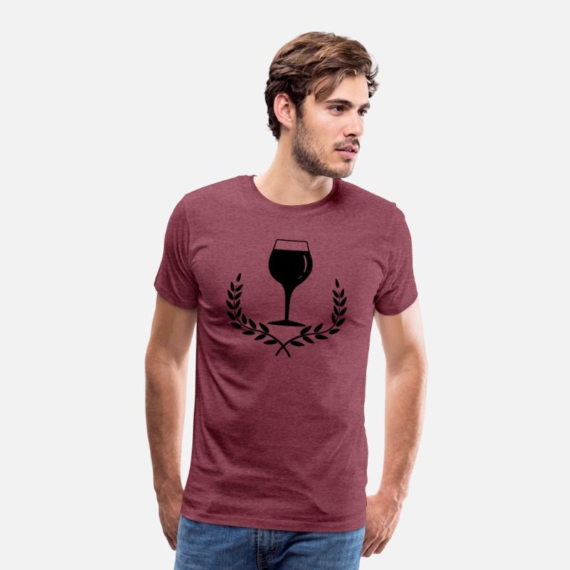Wine glass with with laurel wreath