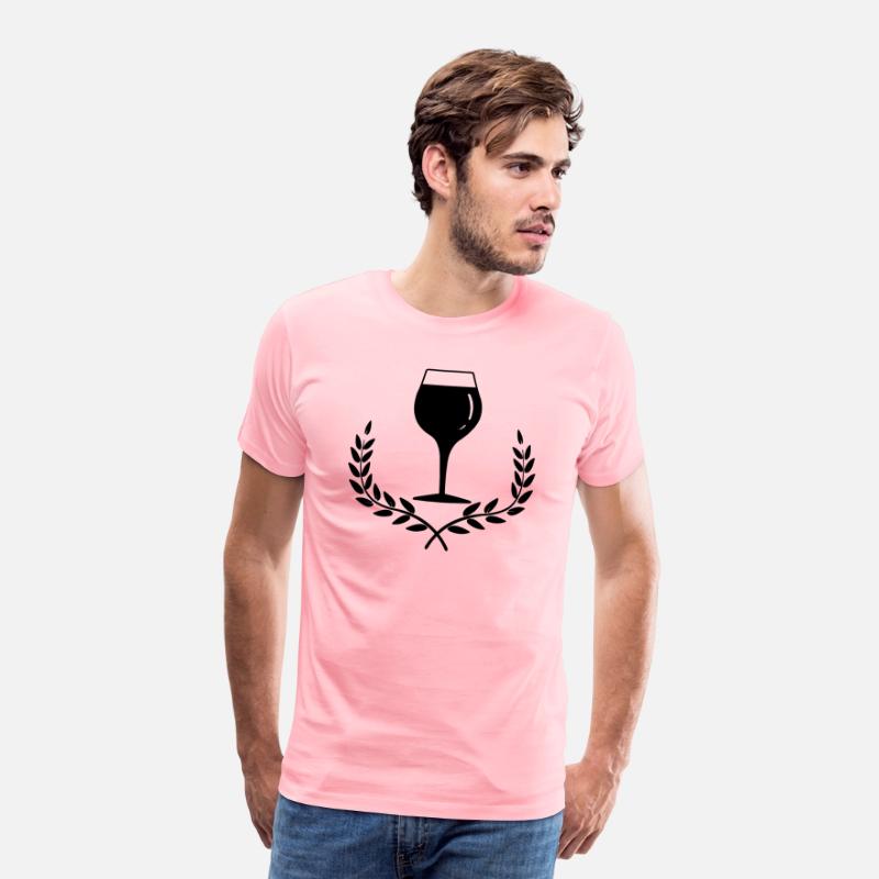 Wine glass with with laurel wreath