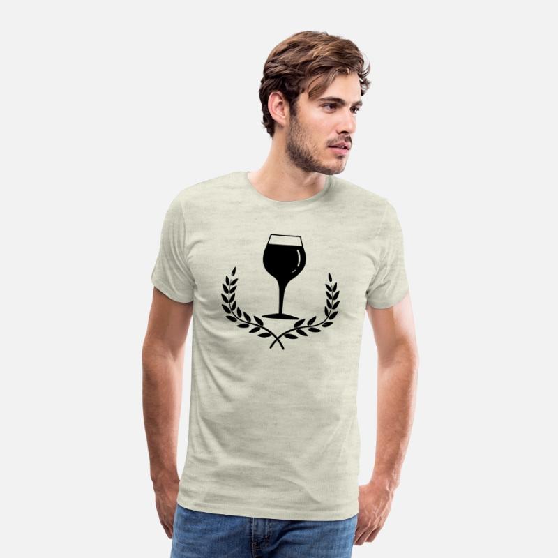 Wine glass with with laurel wreath