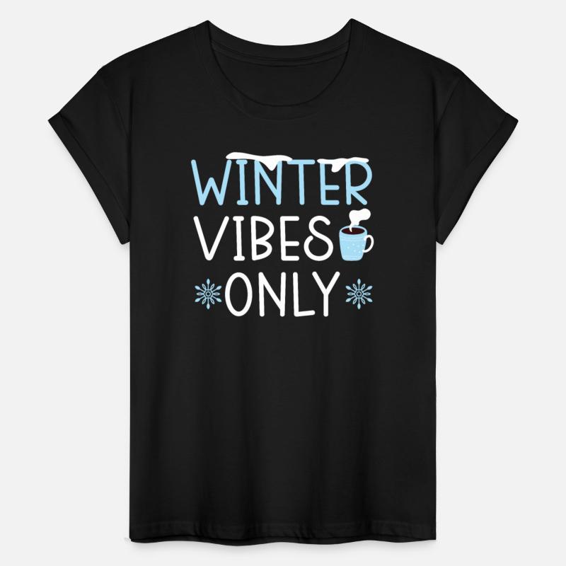 Winter Vibes Only Snow Snowy Winter Season Coffee