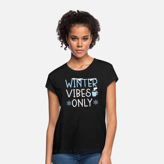 Winter Vibes Only Snow Snowy Winter Season Coffee