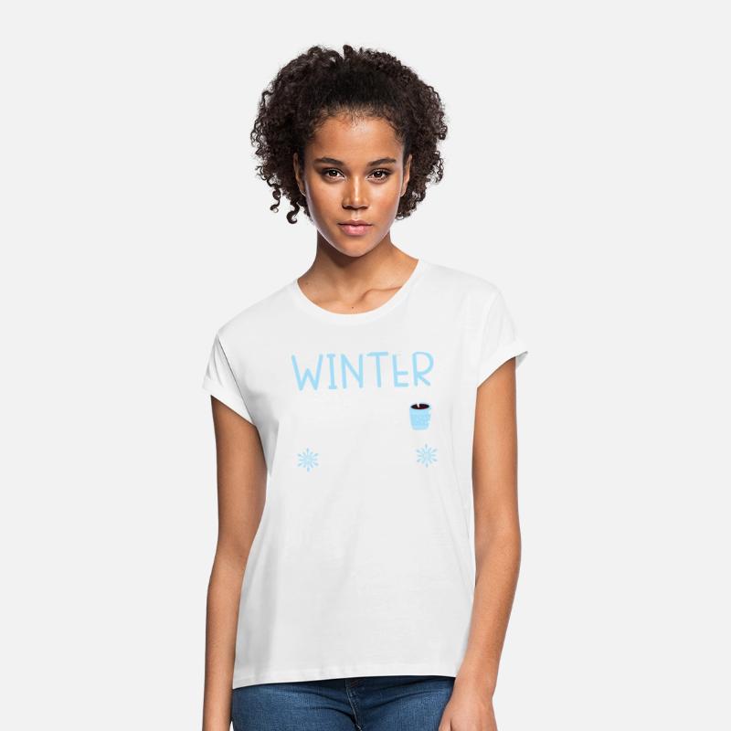 Winter Vibes Only Snow Snowy Winter Season Coffee