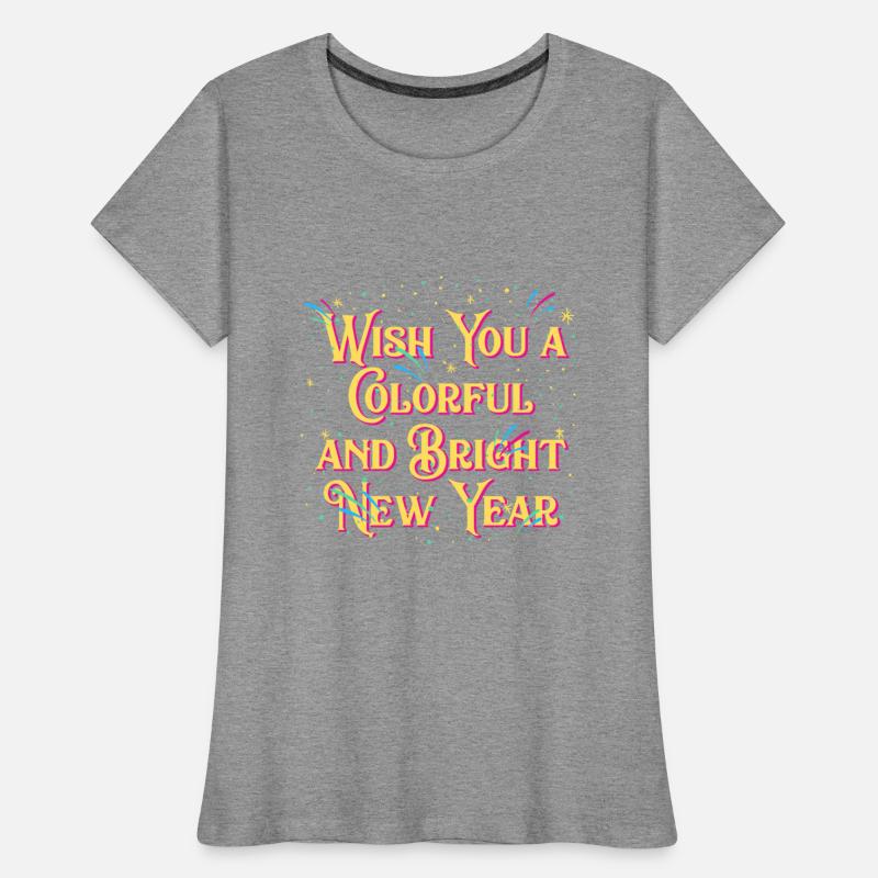 Wish You a Colorful and Bright New Year Positivity