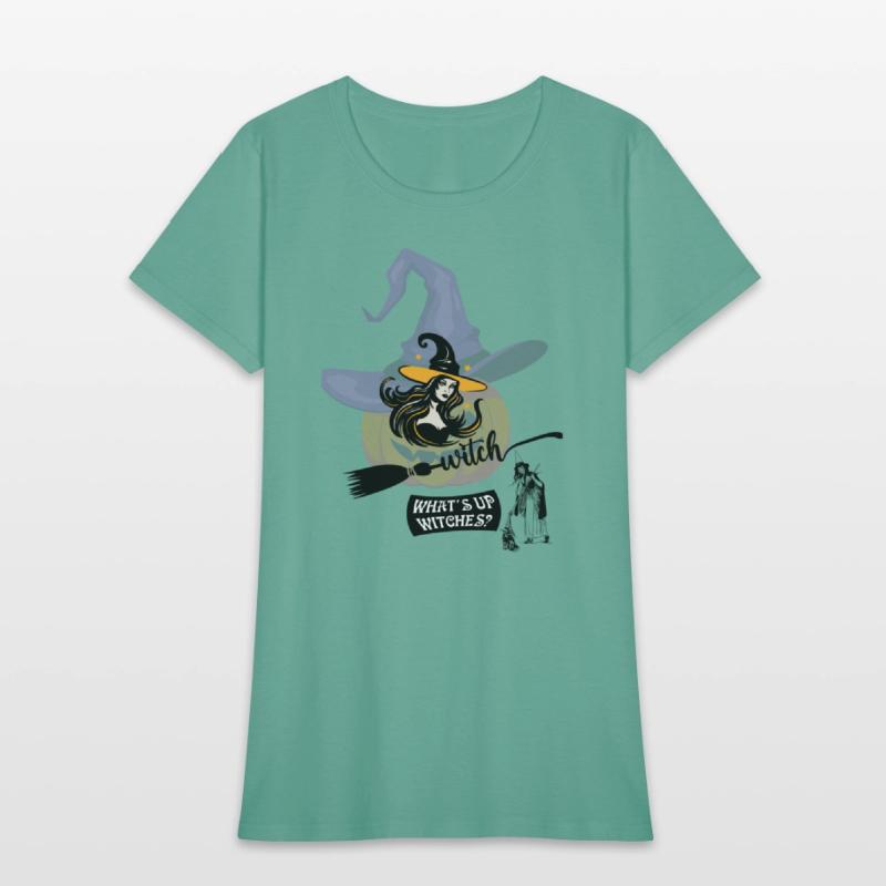 WITCH T-shirt design (halloween)