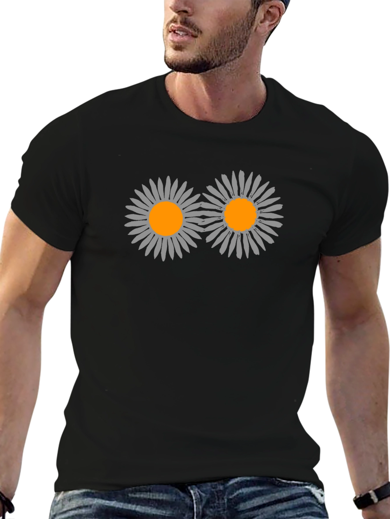 Daisy Graphic Print T-Shirt