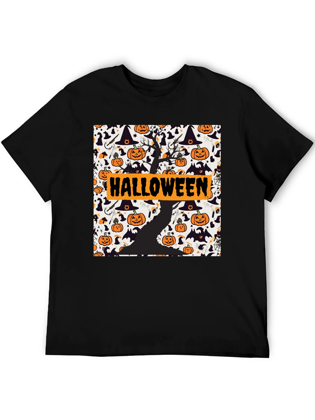 Halloween Tree Pumpkin T-Shirt