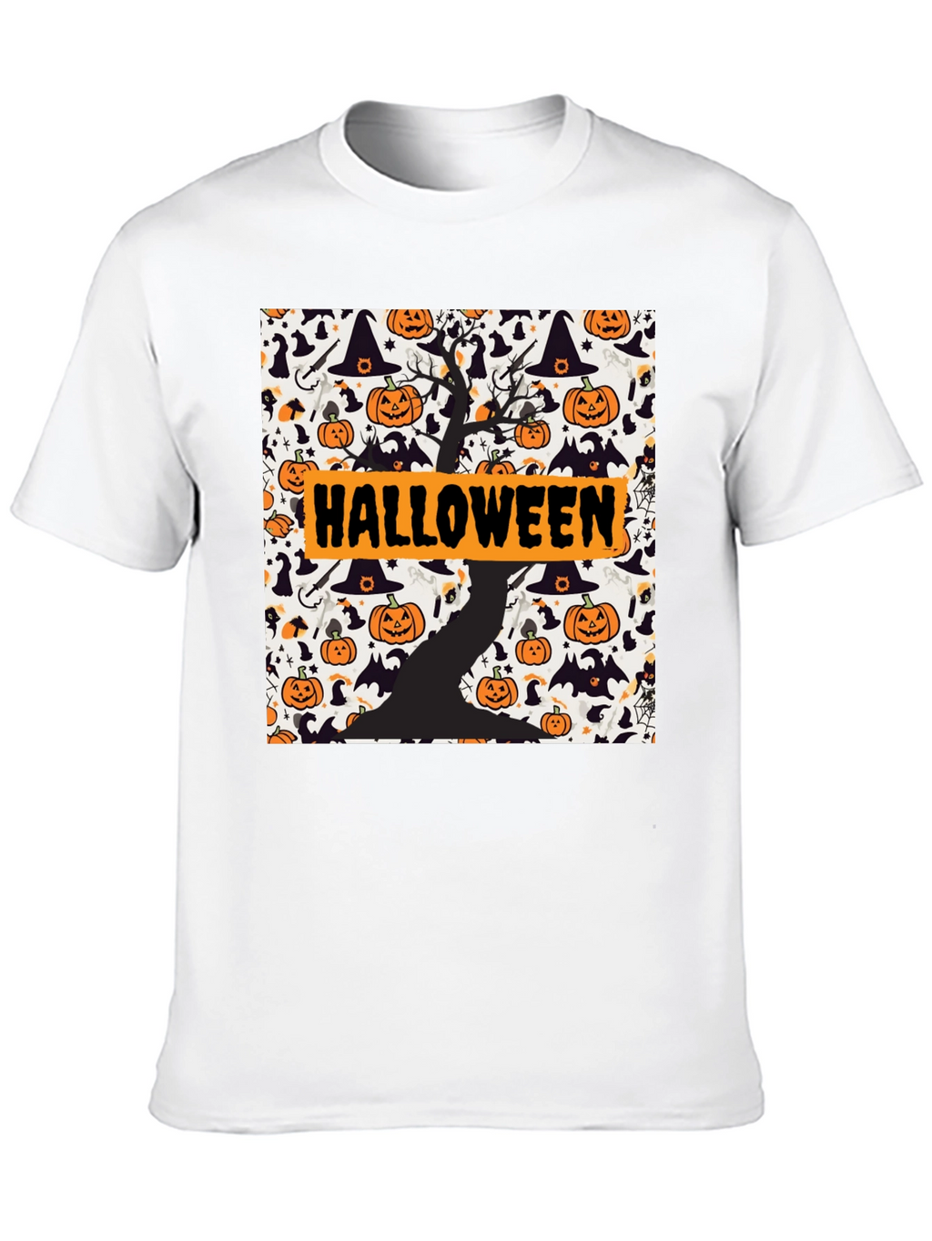 Halloween Tree Pumpkin T-Shirt