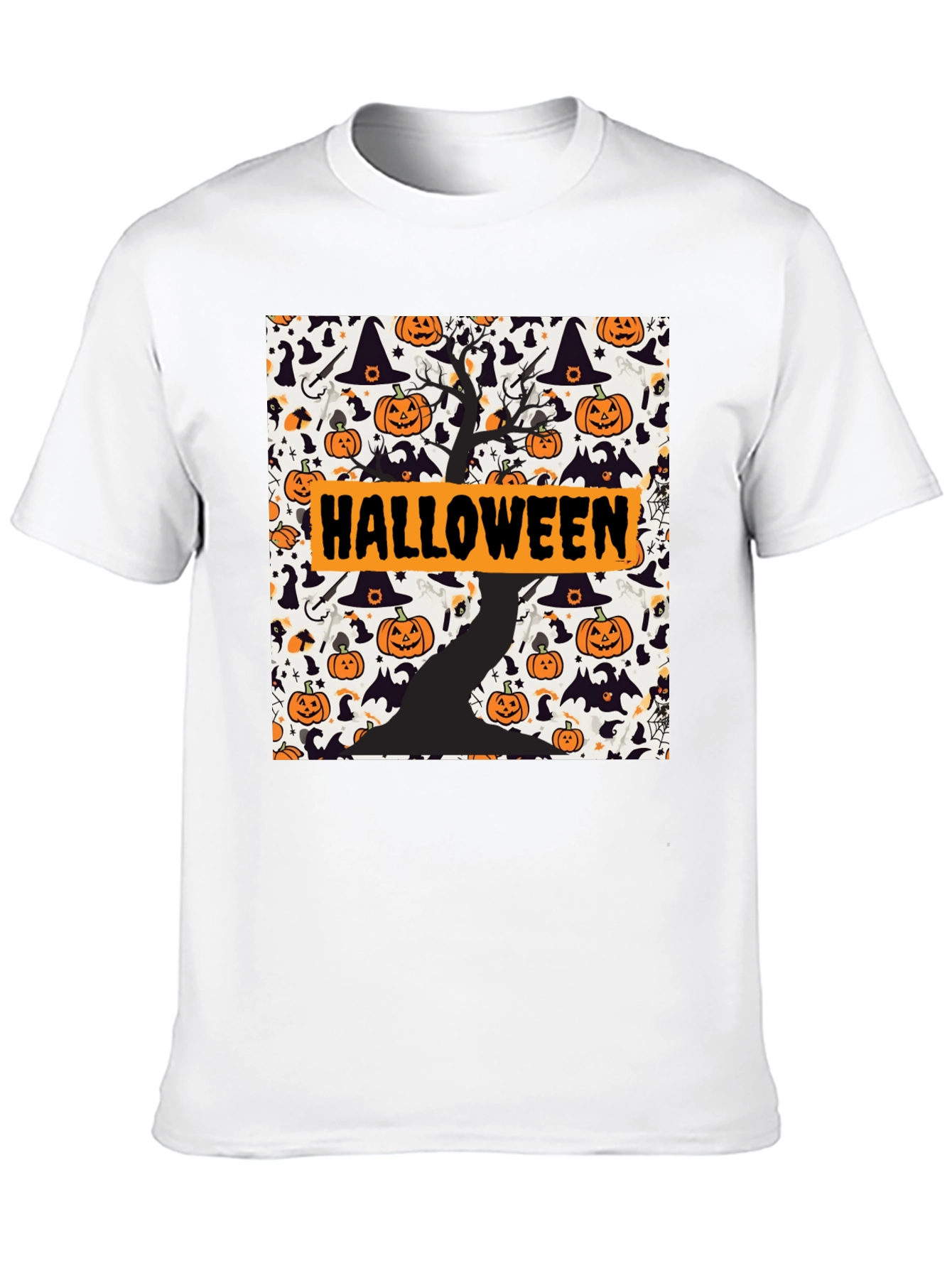 Halloween Tree Pumpkin T-Shirt