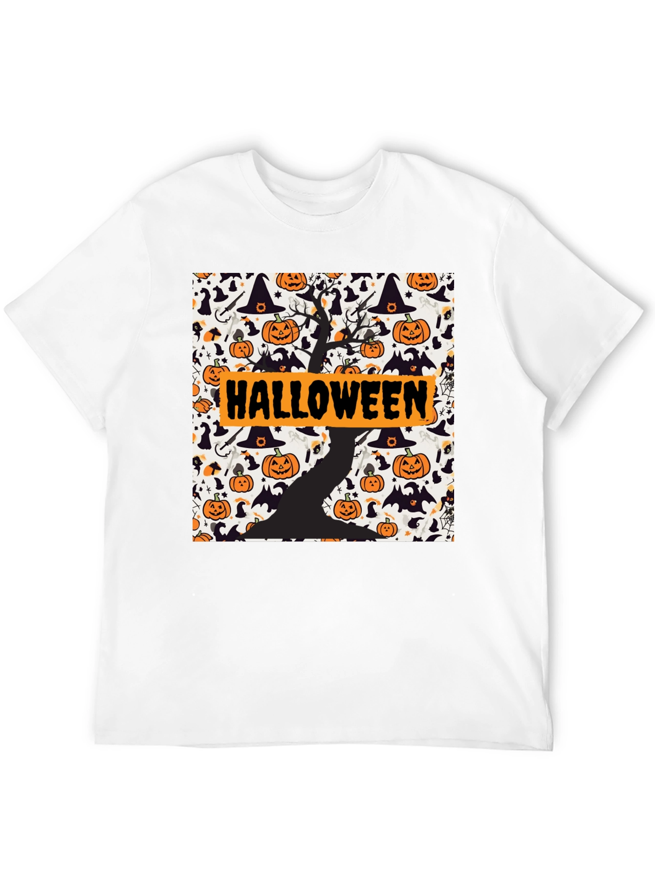 Halloween Tree Pumpkin T-Shirt