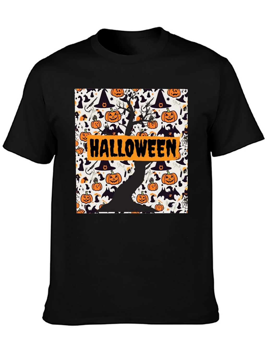 Halloween Tree Pumpkin T-Shirt