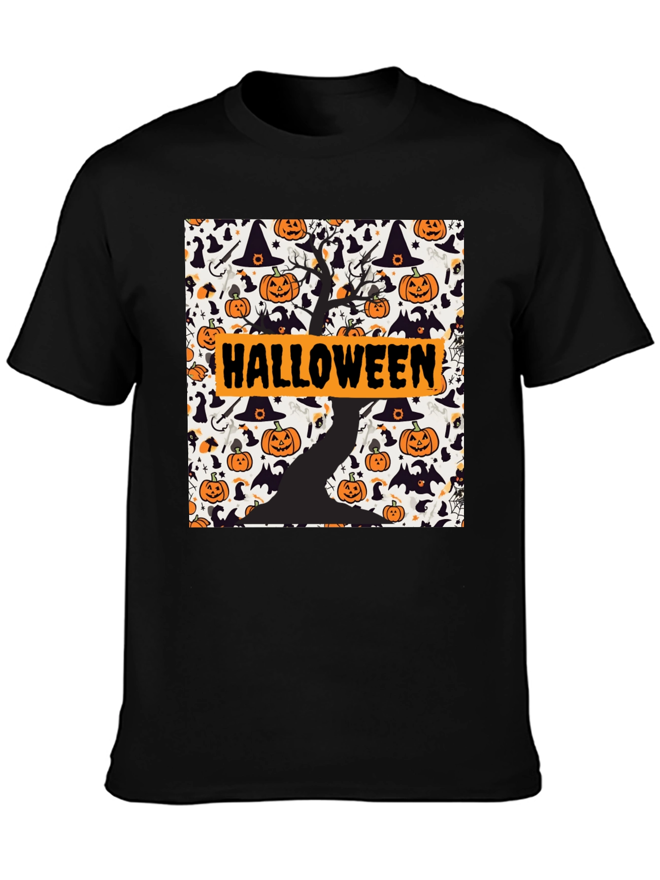 Halloween Tree Pumpkin T-Shirt