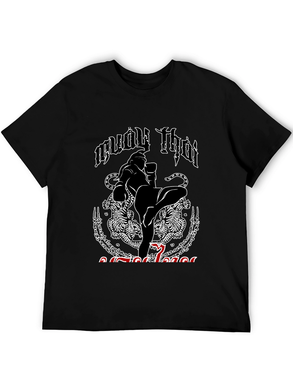 Muay Thai Graphic T-Shirt - Kickboxing Fighter Tee